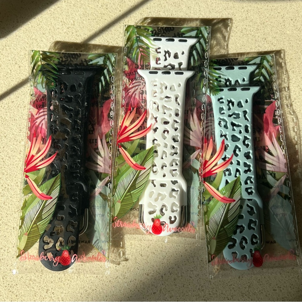 Apple Watch bands (set of 3) with‎ patterns 38/40mm
